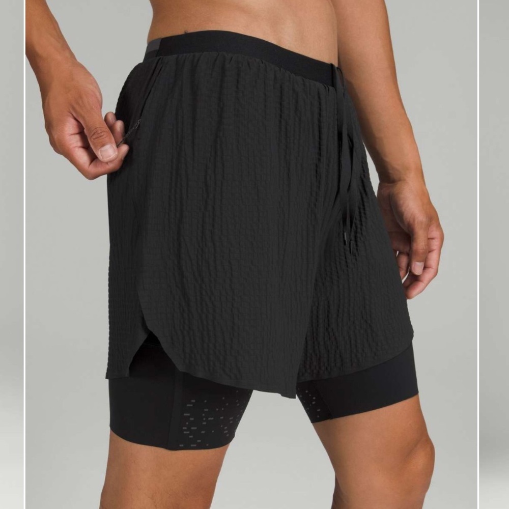 Lululemon Surge Lined Short 6" *Special Edition Large Crinkle
